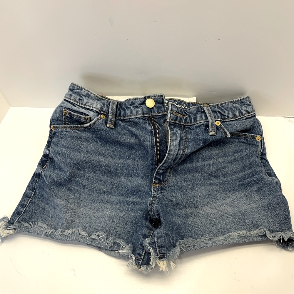 Universal Thread Women's Size 4 /27 Blue Denim Cut-off Jean Shorts